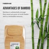 image:imageFarberware Bamboo Cutting Board Set of 3 Reversible 3 Sizes