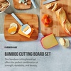 image:imageFarberware Bamboo Cutting Board Set of 3 Reversible 3 Sizes