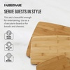 image:imageFarberware Bamboo Cutting Board Set of 3 Reversible 3 Sizes