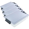 image:imageFarberware BuildABoard 11 x 16 Inch Poly Snacklebox with LidWhite