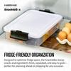 image:imageFarberware BuildABoard 11 x 16 Inch Poly Snacklebox with LidWhite