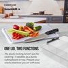 image:imageFarberware BuildABoard 11 x 16 Inch Poly Snacklebox with LidWhite