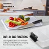 image:imageFarberware BuildABoard 11 x 16 Inch Poly Snacklebox with LidWhite