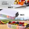 image:imageFarberware BuildABoard 11 x 16 Inch Poly Snacklebox with LidWhite