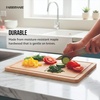 image:imageFarberware ExtraLarge Wood Cutting Board Reversible Chopping Board for Kitchen Meal Prep and Serving Charcuterie Board 1417Inch x 2008Inch Bamboo12 x 18