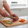 image:imageFarberware ExtraLarge Wood Cutting Board Reversible Chopping Board for Kitchen Meal Prep and Serving Charcuterie Board 1417Inch x 2008Inch Bamboo12 x 18