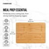 image:imageFarberware ExtraLarge Wood Cutting Board Reversible Chopping Board for Kitchen Meal Prep and Serving Charcuterie Board 1417Inch x 2008Inch Bamboo1417 x 2008