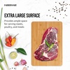 image:imageFarberware ExtraLarge Wood Cutting Board Reversible Chopping Board for Kitchen Meal Prep and Serving Charcuterie Board 1417Inch x 2008Inch Bamboo1417 x 2008