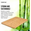 image:imageFarberware ExtraLarge Wood Cutting Board Reversible Chopping Board for Kitchen Meal Prep and Serving Charcuterie Board 1417Inch x 2008Inch Bamboo1417 x 2008