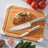 image:imageFarberware Nonslip Bamboo Cutting Board with Juice Groove 11x14 Inch White14L x 11W