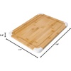 image:imageFarberware Nonslip Bamboo Cutting Board with Juice Groove 11x14 Inch White14L x 11W Pack of 6