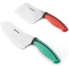 image:imageFarberware Precise Slice Bread Knife 8 Inch Maroon UltraSharp Serrated Blade Ergonomic SoftGrip Handle Ideal for Precision Cutting2Piece Chef Set