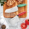 image:imageFarberware Precise Slice Bread Knife 8 Inch Maroon UltraSharp Serrated Blade Ergonomic SoftGrip Handle Ideal for Precision Cutting2Piece Chef Set