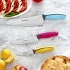 image:imageFarberware Precise Slice Bread Knife 8 Inch Maroon UltraSharp Serrated Blade Ergonomic SoftGrip Handle Ideal for Precision Cutting3Piece Chef Set