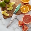 image:imageFarberware Precise Slice Bread Knife 8 Inch Maroon UltraSharp Serrated Blade Ergonomic SoftGrip Handle Ideal for Precision Cutting55Inch Serrated Utility Knife