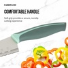 image:imageFarberware Precise Slice Bread Knife 8 Inch Maroon UltraSharp Serrated Blade Ergonomic SoftGrip Handle Ideal for Precision Cutting5Inch Serrated Santoku