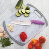 image:imageFarberware Precise Slice Bread Knife 8 Inch Maroon UltraSharp Serrated Blade Ergonomic SoftGrip Handle Ideal for Precision Cutting7inch Serrated Santoku