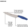 image:imageFarberware Precise Slice Bread Knife 8 Inch Maroon UltraSharp Serrated Blade Ergonomic SoftGrip Handle Ideal for Precision Cutting8Inch Chef Knife