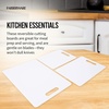 image:imageFarberware Reversible Plastic Cutting Board Set 3Piece 3 Sizes