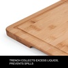 image:imageFarberware Rubberwood Cutting Board Set with Juice Grooved and Finger Grips 3PieceBamboo