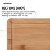 image:imageFarberware Rubberwood Cutting Board Set with Juice Grooved and Finger Grips 3PieceBamboo