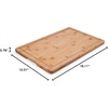 image:imageFarberware Rubberwood Cutting Board Set with Juice Grooved and Finger Grips 3PieceBamboo