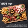 image:imageFarberware Rubberwood Cutting Board Set with Juice Grooved and Finger Grips 3PieceRubberwood