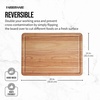 image:imageFarberware Rubberwood Cutting Board Set with Juice Grooved and Finger Grips 3PieceRubberwood