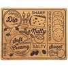 image:imageFarberware 11 x 14 Inch Bamboo Cutting Board Charcuterie Pattern142L x 11W