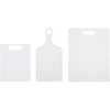 image:imageFarberware Reversible Plastic Cutting Board Set 3PieceWhite
