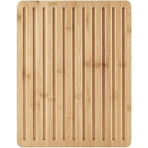 image:imageFarberware Bamboo Bread Cutting Board with Finger Grip and Juice Groove 11x14 Inch Bamboo