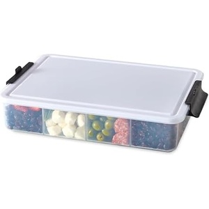 image:imageFarberware BuildABoard 11 x 16 Inch Poly Snacklebox with LidWhite