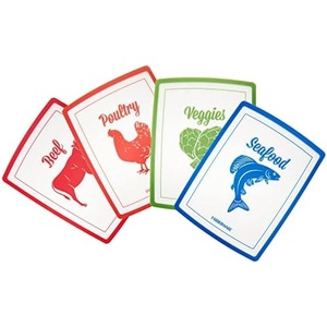 image:imageFarberware Flexible Cutting Mat Set 4Piece 11 x 15 InchLarge Icons