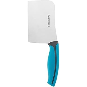 image:imageFarberware Precise Slice Bread Knife 8 Inch Maroon UltraSharp Serrated Blade Ergonomic SoftGrip Handle Ideal for Precision Cutting5Inch Cleaver