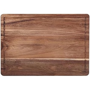image:imageFarberware Rubberwood Cutting Board Set with Juice Grooved and Finger Grips 3PieceAcacia