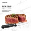 image:imageFarberware 4Piece FullTang Triple Rivet Never Needs Sharpening Stainless Steel Steak Knife Set Black13