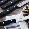 image:imageFarberware Stamped Triple Rivet Steak Knife Set  Black Set of 48