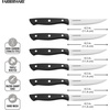 image:imageFarberware Steak Knife Set of 4 45Inch Stainless Steel BladesBlack