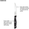 image:imageFarberware Steak Knife Set of 4 45Inch Stainless Steel BladesBlack