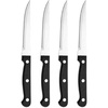 image:imageFarberware Stamped Triple Rivet High Carbon Stainless Steel Steak Knife Set 4Piece Black