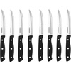 image:imageFarberware Stamped Triple Rivet Steak Knife Set  Black Set of 48