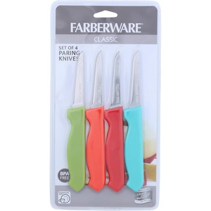 image:imageFarberware 5215732 Stainless Steel Paring Knife Set Set of 4