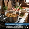 image:imageFarberware Beechwood Slotted Spoon for Cooking Wooden Spoon Kitchen Utensil for Stirring and Draining Safe on Nonstick Cookware Hand Wash
