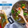 image:imageFarberware Beechwood Slotted Spoon for Cooking Wooden Spoon Kitchen Utensil for Stirring and Draining Safe on Nonstick Cookware Hand Wash