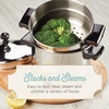 image:imageFarberware Classic 6Quart Stainless Steel Stockpot with Lid 4Quart Saucepot  Silver
