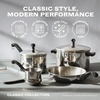 image:imageFarberware Classic Series Double Boiler and Saucepan with Lid 2 QtCookware Set 10 Piece