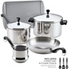 image:imageFarberware Classic Series Double Boiler and Saucepan with Lid 2 QtCookware Set 10 Piece