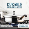 image:imageFarberware Classic Series Double Boiler and Saucepan with Lid 2 QtSaute Pan w Helper Handle 45 Quart