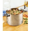 image:imageFarberware Classic Series Stainless Steel Stock Pot with Lid 8QuartStainless Steel