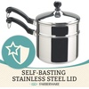 image:imageFarberware Classic Stainless Steel Cookware Pots and Pans Set 15Piece50049Silver amp Classic Stainless Series 2Quart Covered Double Boiler